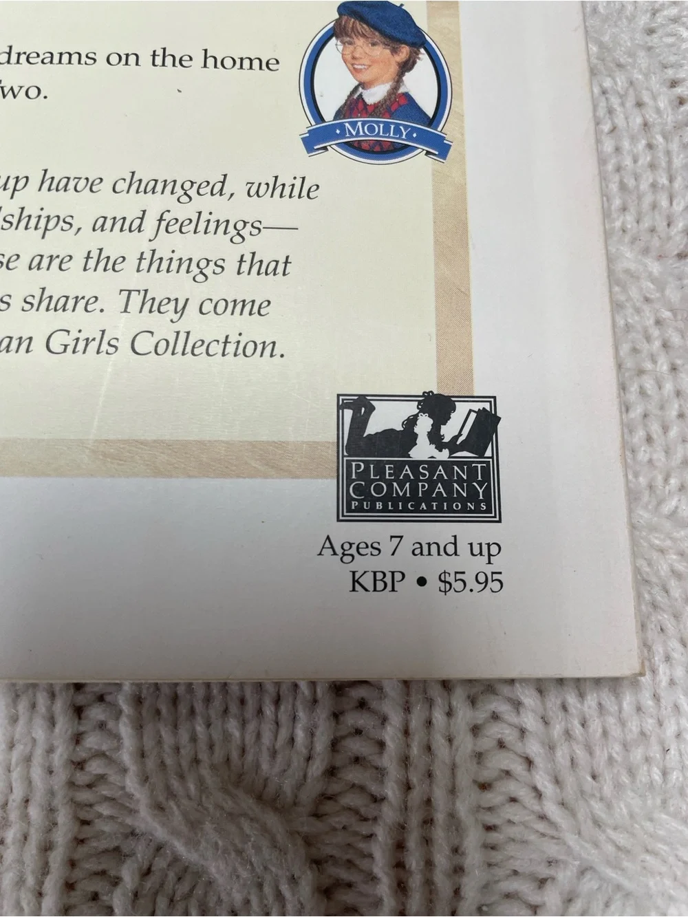 American Girl Meet Kirsten & Happy Birthday Kirsten. Lot of 2. Good condition